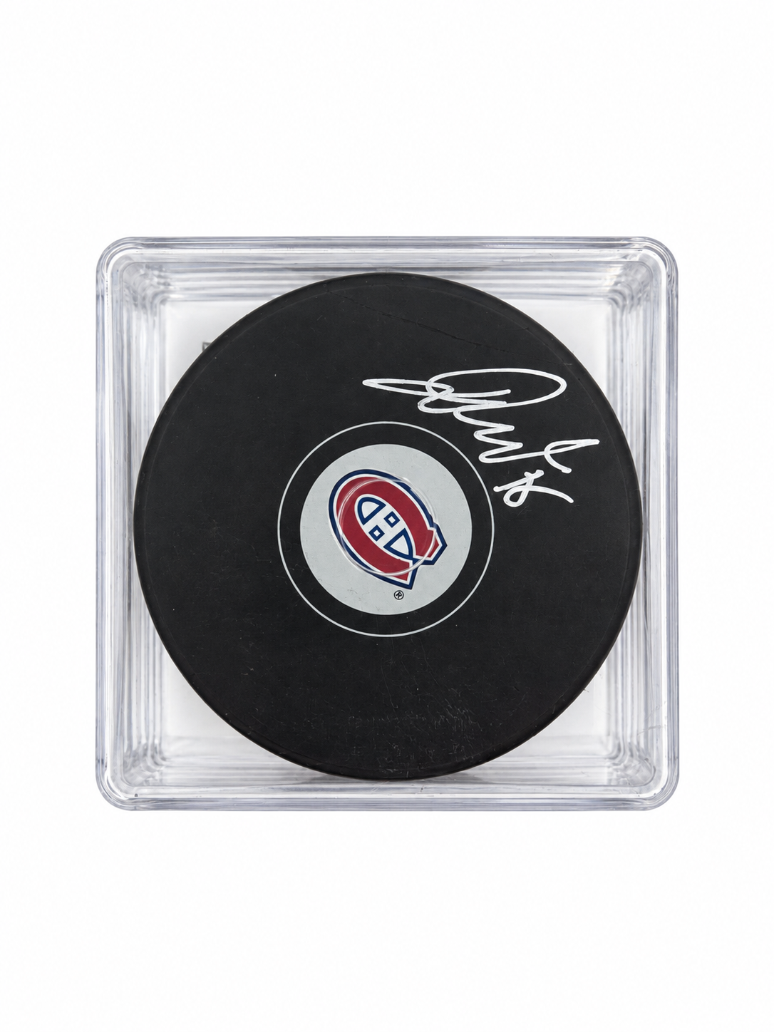Jakub Dobes #75 – Rondelle des Canadiens de Montréal autographiée – COA