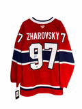 Alexander Zharovsky #97–  Fanatics Premium Chandail home autographié – COA