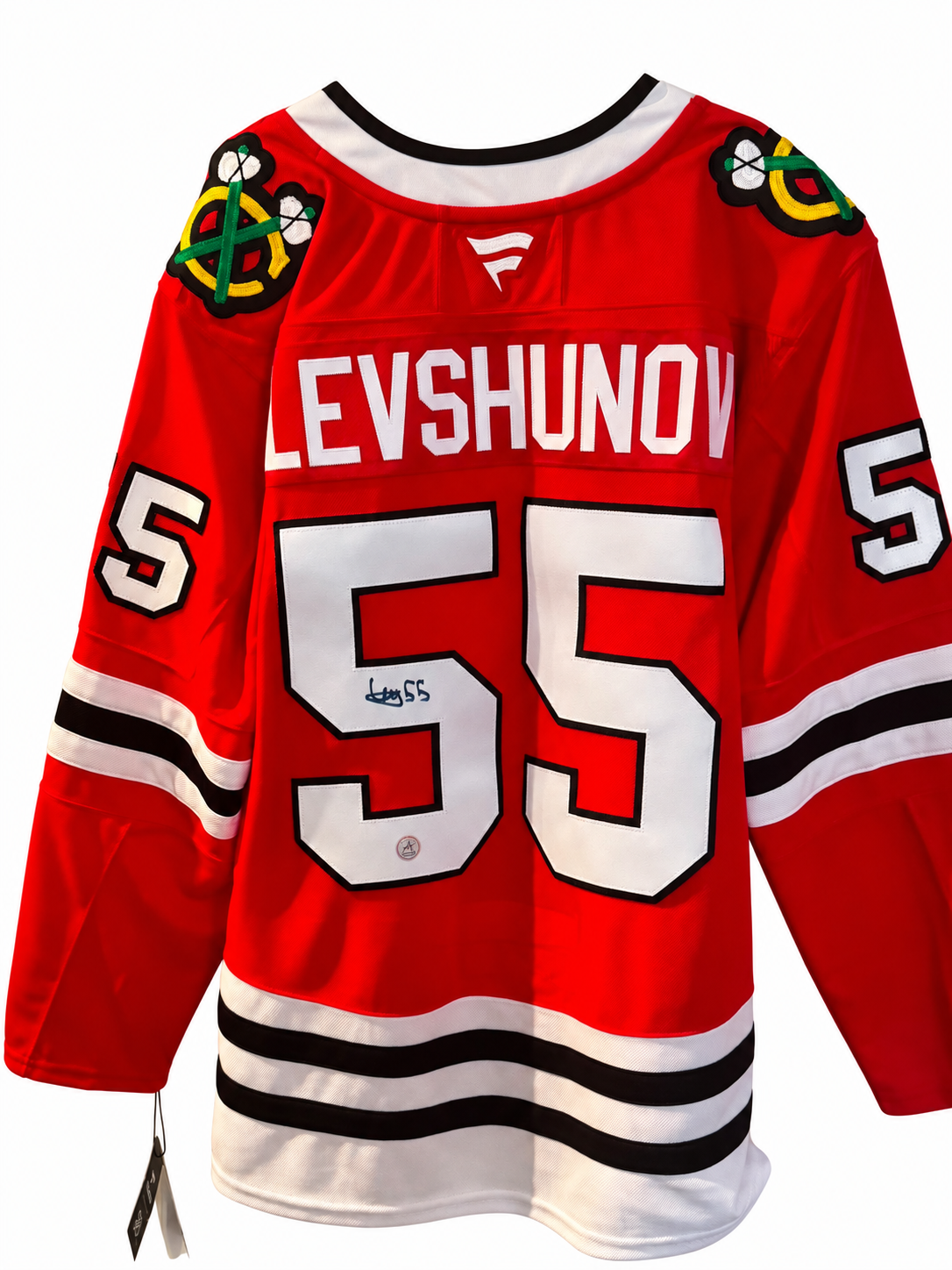 Artiom Levchounov#55 – Fanatics premium Chandail autographié – AJ Sports COA