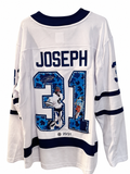 Curtis Joseph #31 – Fanatics breakaway "art jersey" Chandail autographié – AJ Sports COA