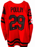 Marie-Philip Poulin #29 – Chandail home autographié Team Canada (Bejiing) – COA