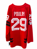 Marie-Philip Poulin #29 – Chandail home autographié Team Canada – COA
