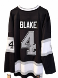 Rob Blake #4 – Chandail Fanatics Breakaway autographié – AJ Sports COA