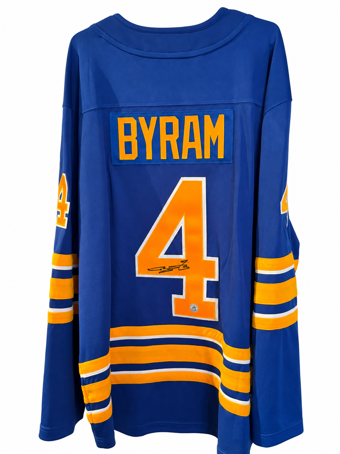 Bowen Byram #4 – Chandail Fanatics Breakaway autographié – AJ Sports COA