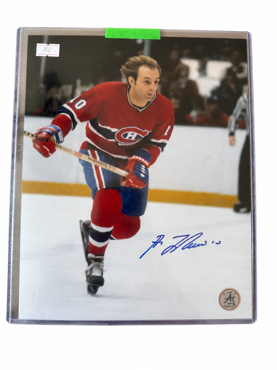 Guy Lafleur – Photo 8x10 autographiée – COA