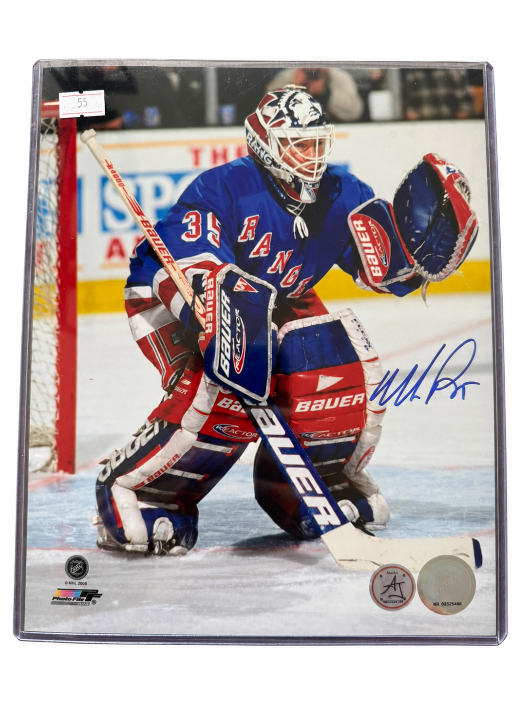 Mike Richter – Photo 8x10 autographiée – COA
