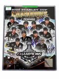 Fleury / Gonchar / Kunitz / Talbot / Fedotenko – Photo 8x10 autographiée – COA