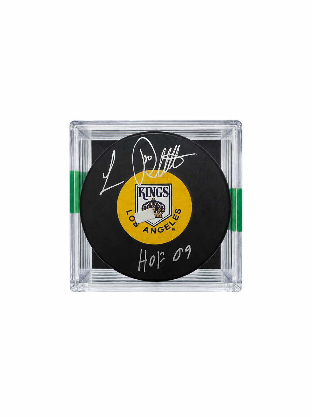 Luc Robitaille – Autographed Puck with Inscription – COA